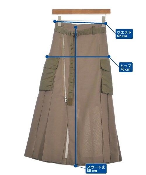 sacai ロング・マキシ丈スカート レディース 【古着】【中古