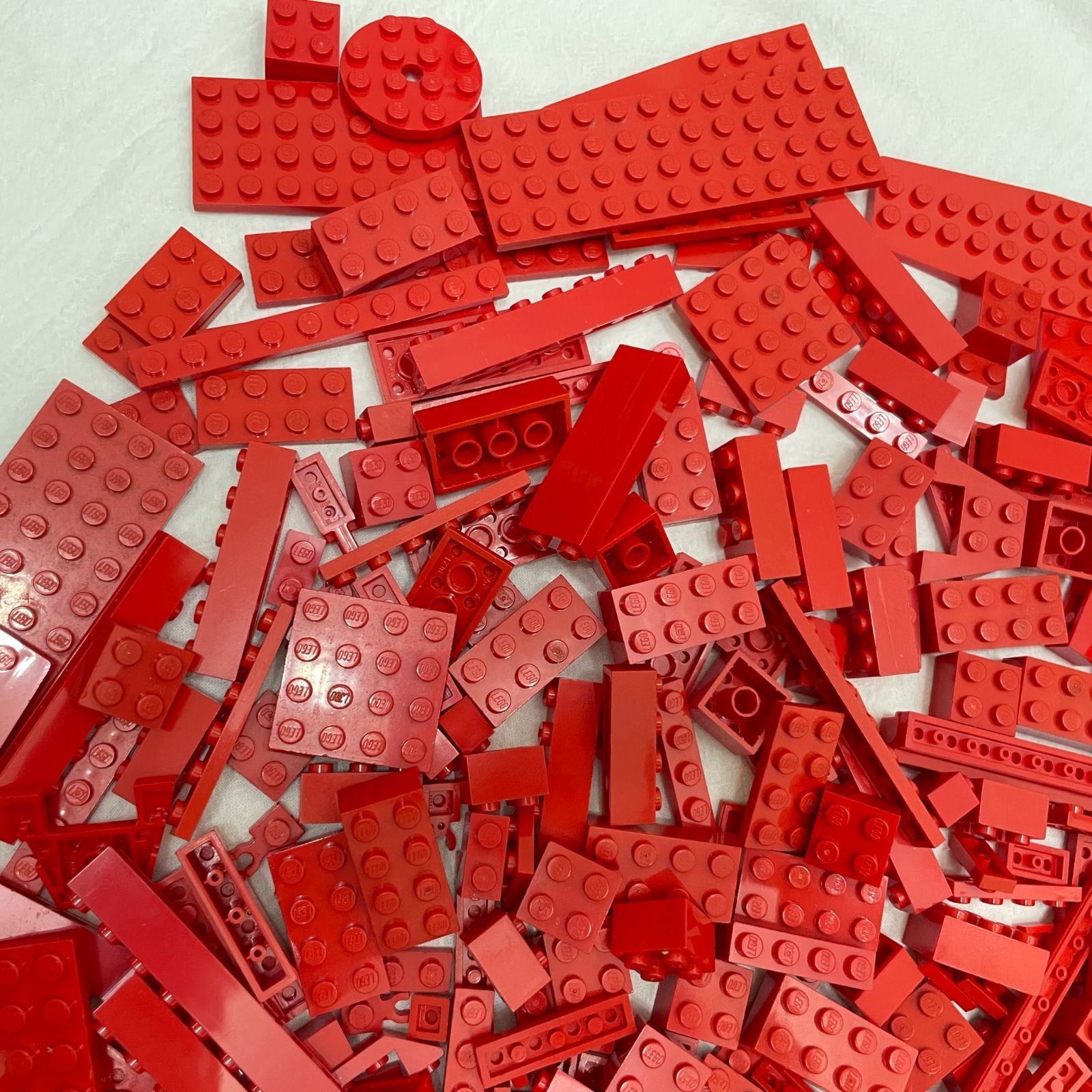 LEGO レゴ 赤 レッド系 中古 パーツ ブロック プレート 大量