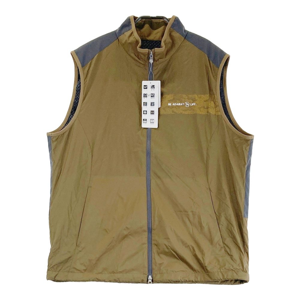 adabat　アダバット　ダウンベスト　ブラウン　サイズ50 美品 adabat アダバット ジップアップ ダウン ベスト 軽量 ブラウン