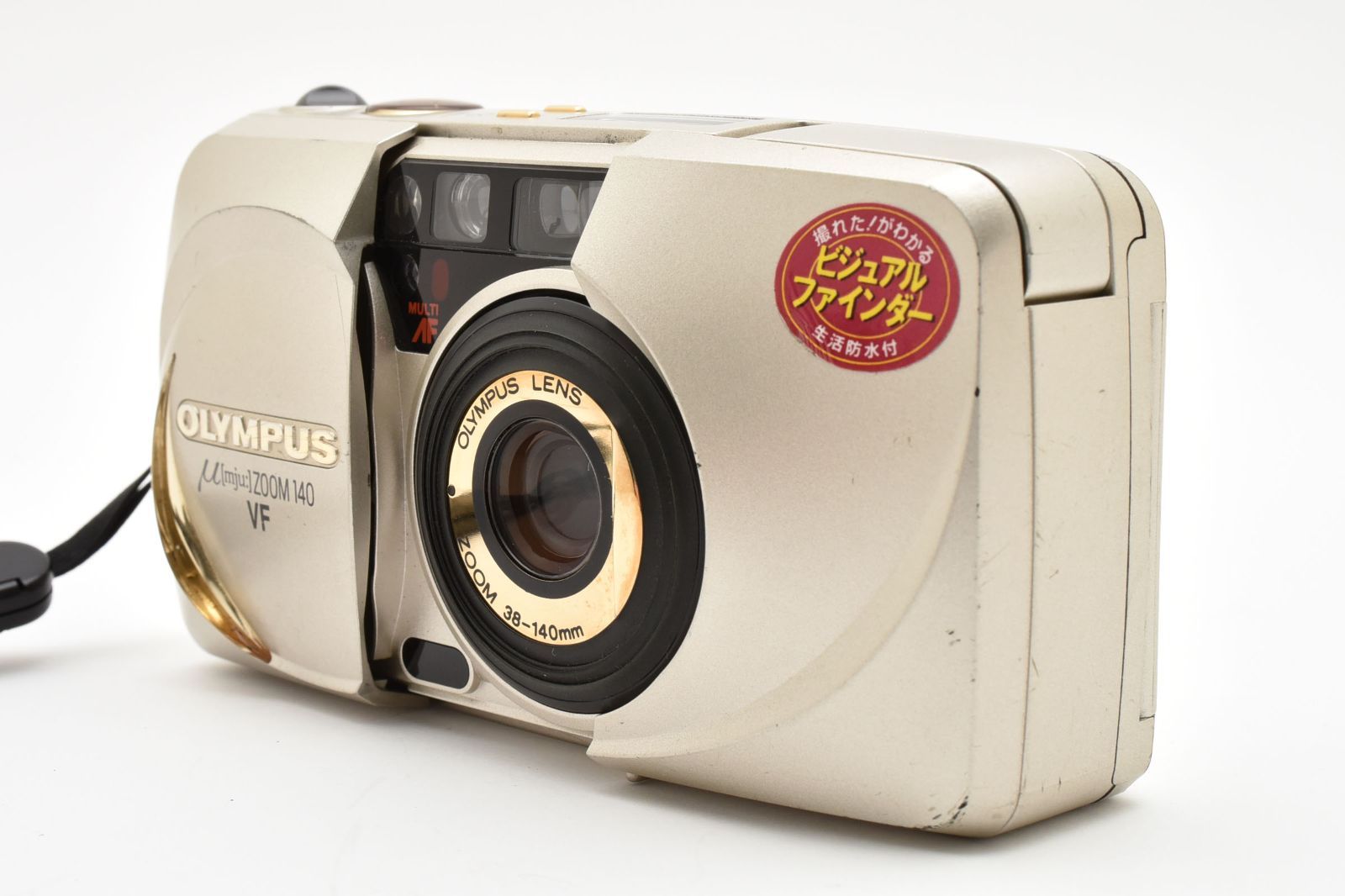 実写済 完動品 オリンパス Olympus μ mju zoom 140 VF ミュー 簡単フィルムカメラ