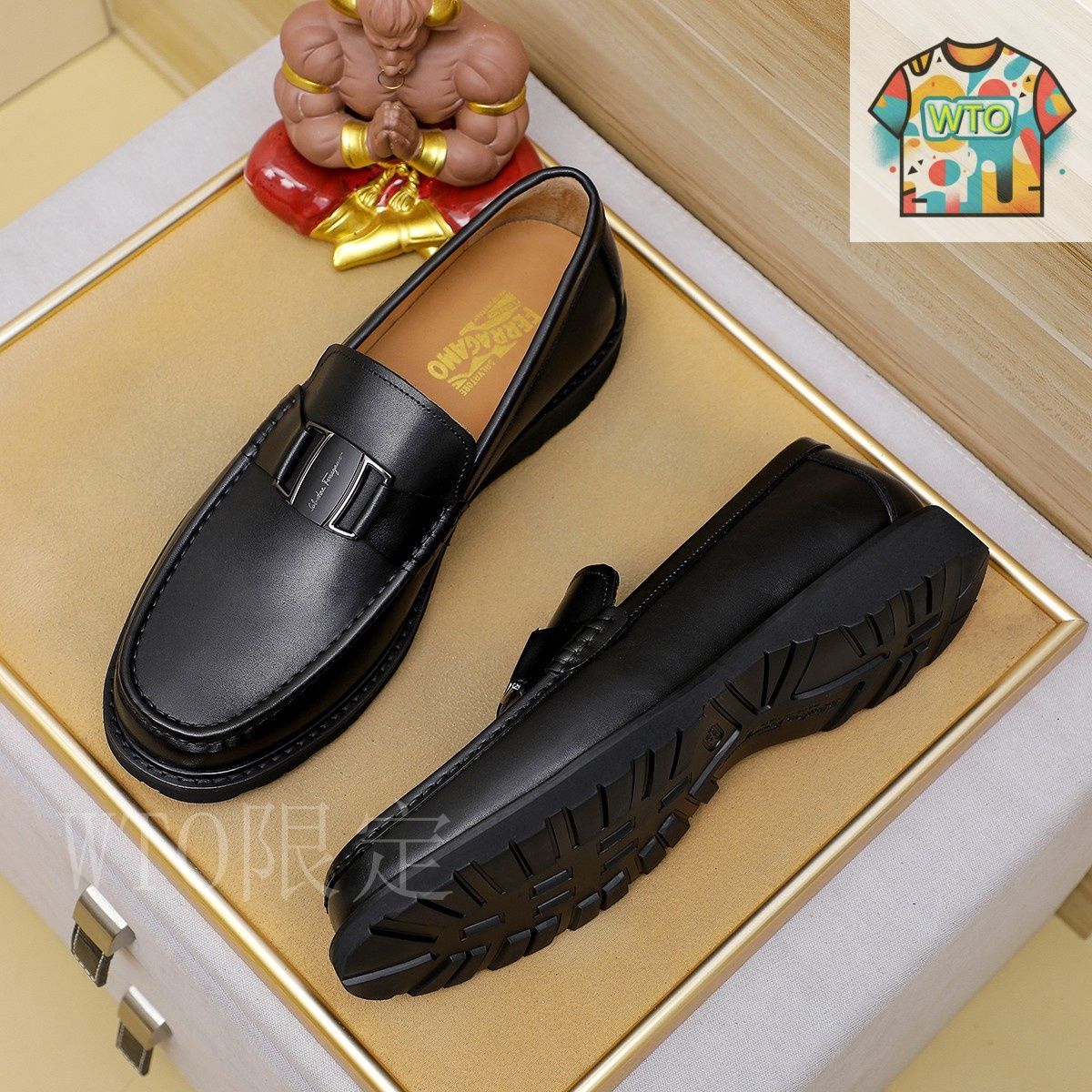 フェラガモ　メンズシューズ Ferragamo フェラガモ メンズ ビジネス シューズ24-AF31 - メルカリ