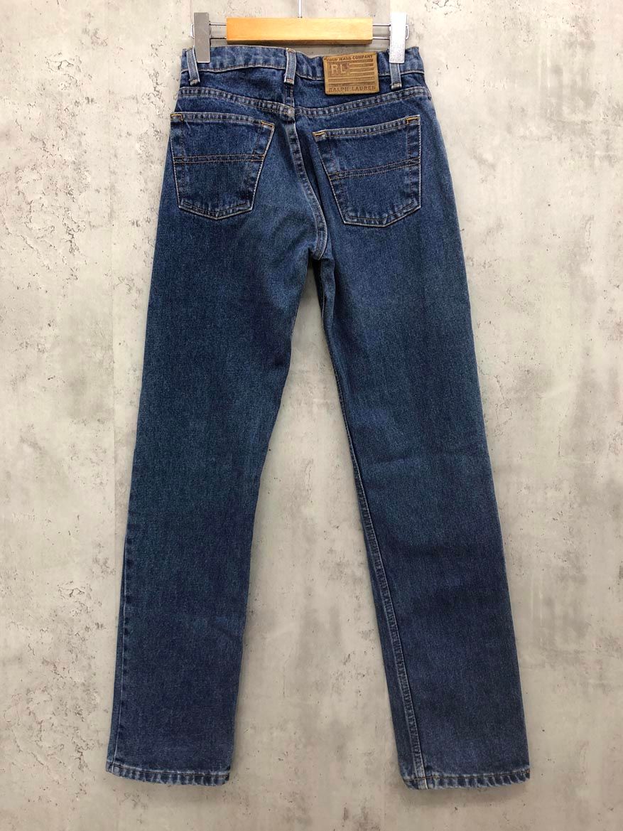 POLO JEANS RALPH LAUREN ポロジーンズラルフローレン パートナー21 CLASSIC ストレート デニムパンツ size2 31 青 ◎レディース