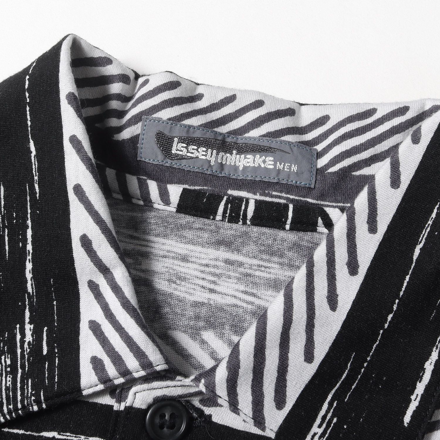 美品 ISSEY MIYAKE イッセイミヤケ ポロシャツ サイズ:M 80s 筆タグ 
