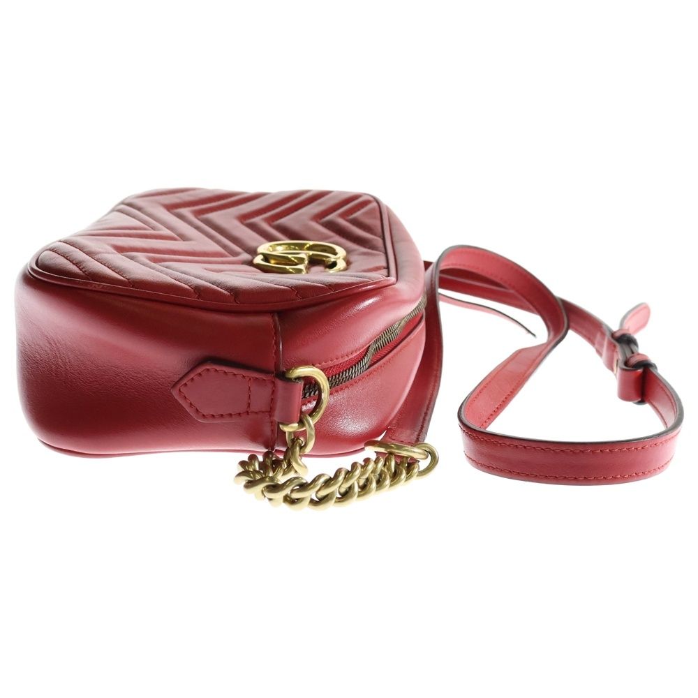 GUCCI (グッチ) GGマーモント キルティング チェーン ショルダー