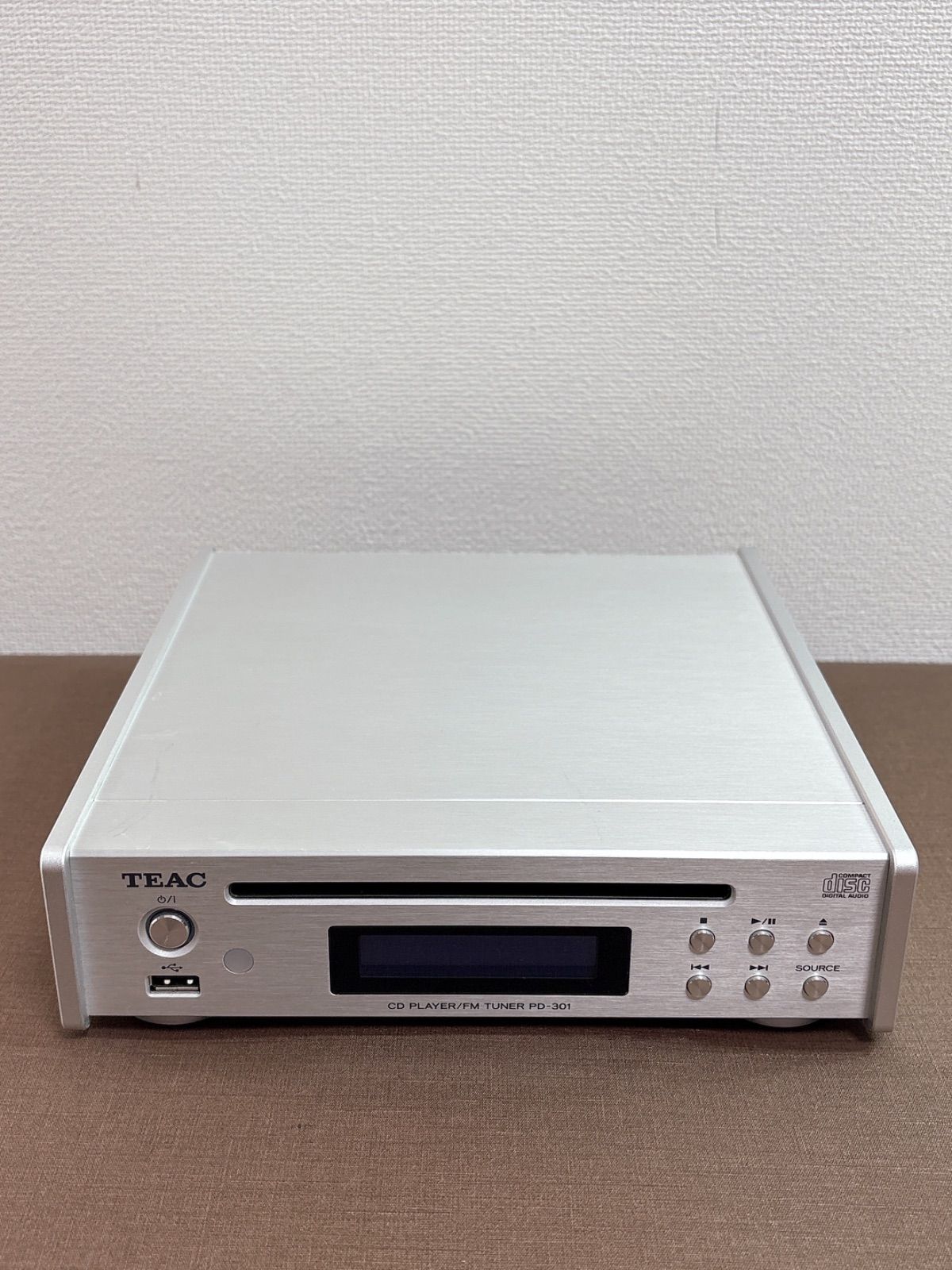 極美品】TEAC PD-301 CDプレーヤー / FMチューナー - メルカリ 