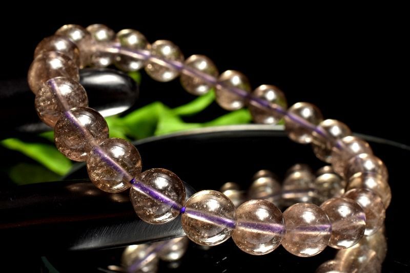 １点物 AAA パープル リビアングラス 8.5mm ブレスレット パワーストーン 天然石 _MA8412 NEXPOTALLINN_EU