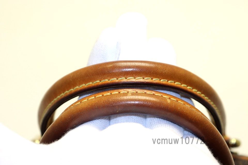 希少美中古□LOUIS VUITTON モノグラム マンハッタンPM レザー