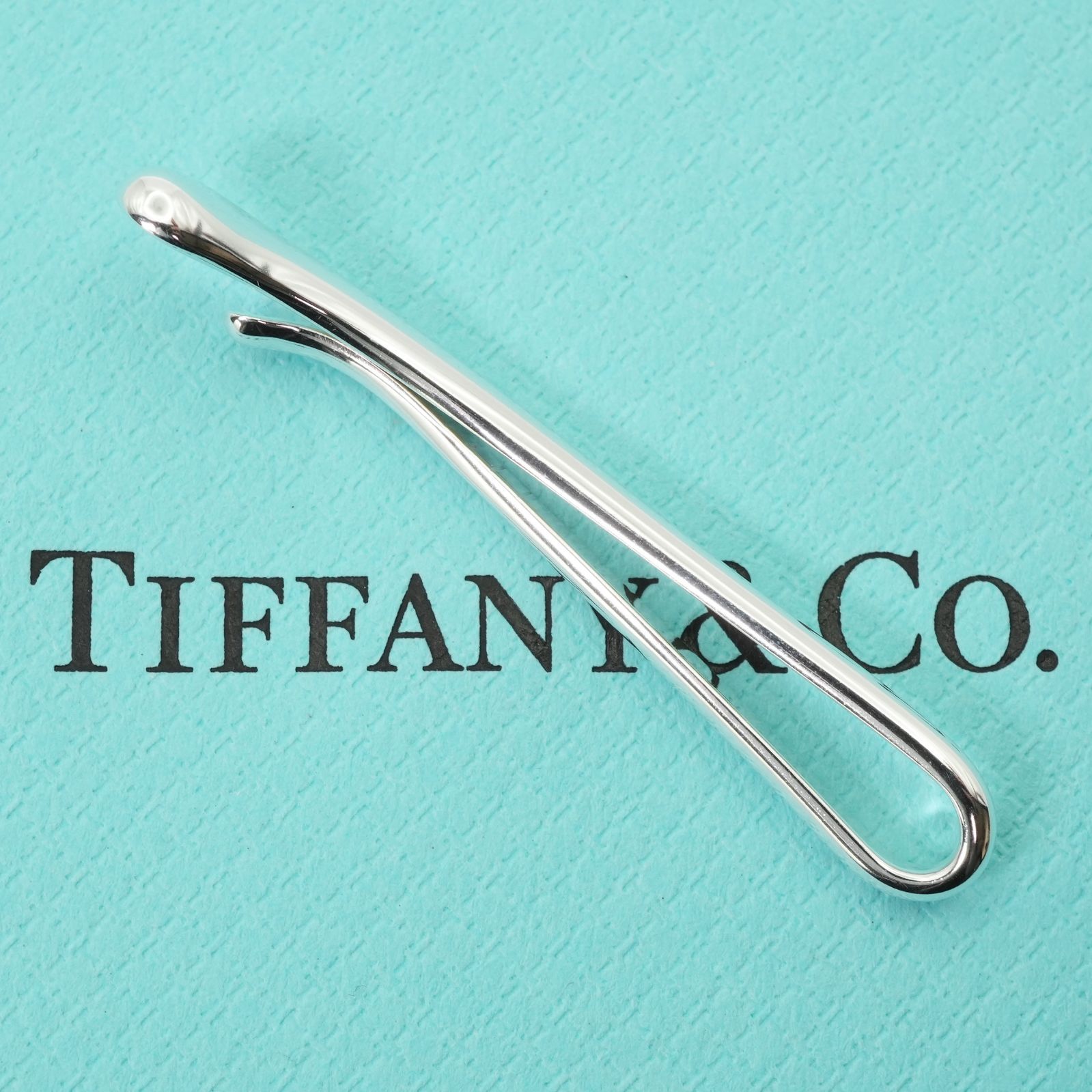 希少美品 ティファニー ティアドロップ シルバー925 ネクタイピン/25-84