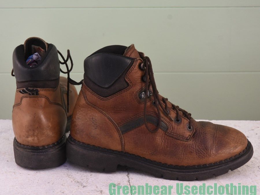 Y434 Red Wing ビンテージ ワークブーツ ワイズ細め 茶 メンズ 10.5D 28.5cm