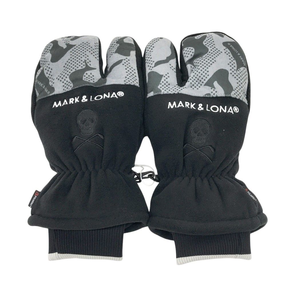 MARK-LONA マークアンドロナ ミトン 手袋 カモフラ柄 ブラック系 240101471334 ゴルフウェア ストスト