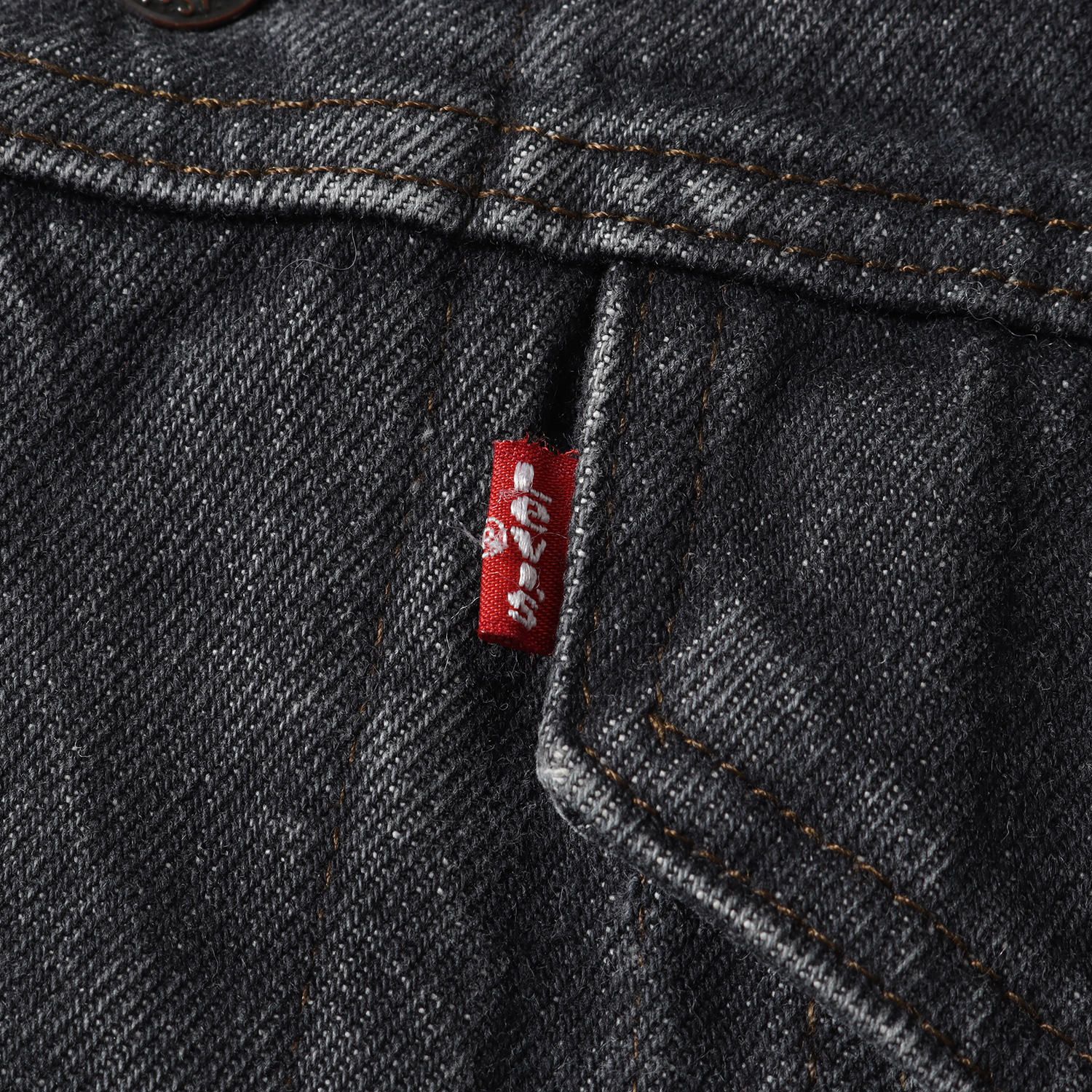 1st2nd3Levi's 80s USA製 70411-9418 ブラックデニムジャケット - G