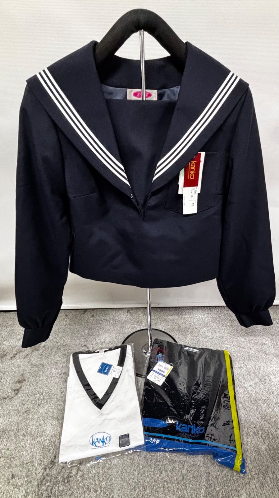 新品・未使用】学生服 kanko セーラー服 3点セット セーラー