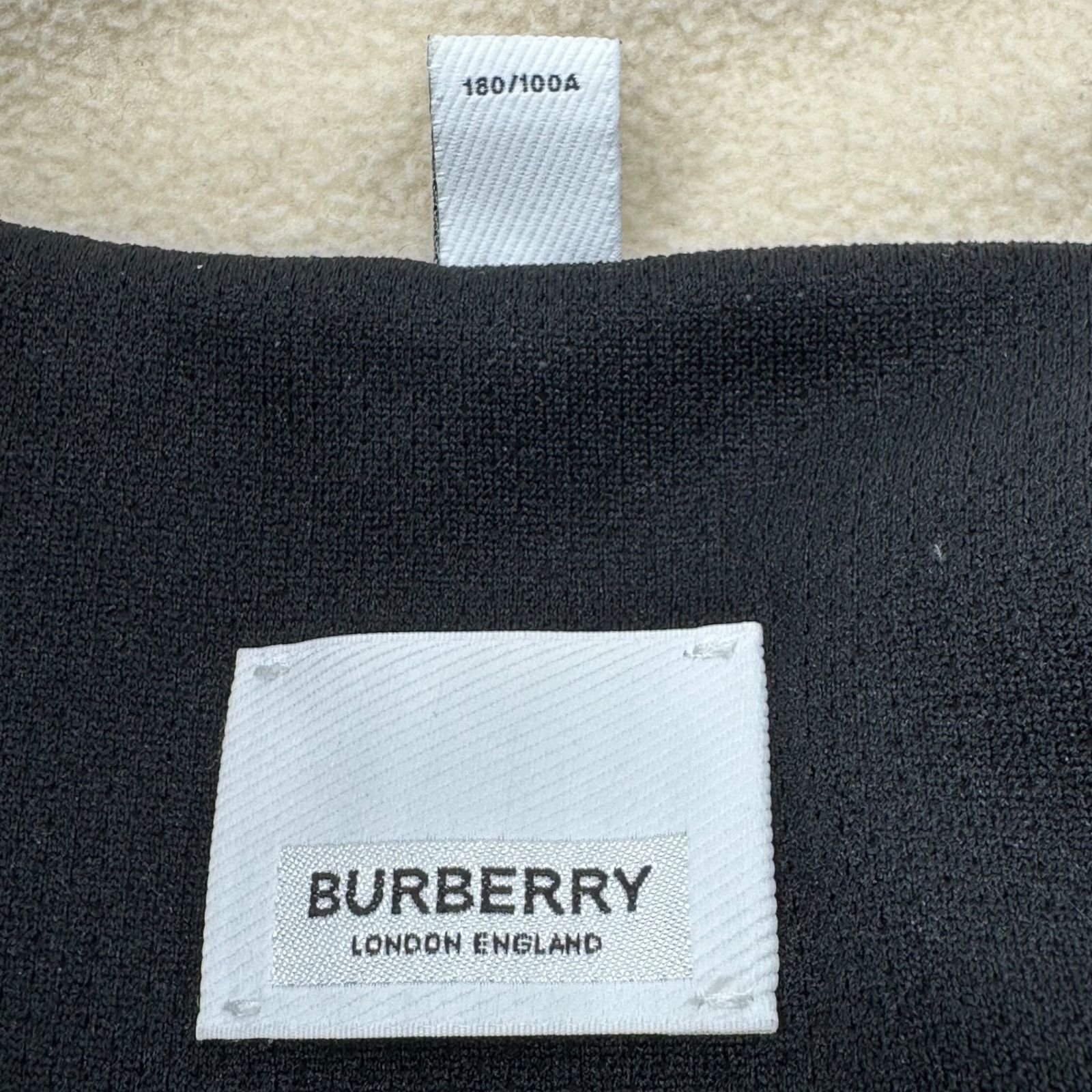 BURBERRY(バーバリー) TB Logo Color Block Fleece Zip Up Blouson TB 