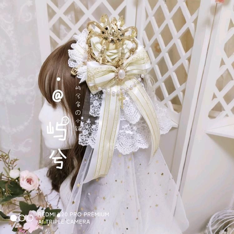 髪飾り　ハンドメイド　新品未使用　カチューシャ ロリータ カチューシャ ヘッドドレス 中世ヨーロッパ風 髪飾り