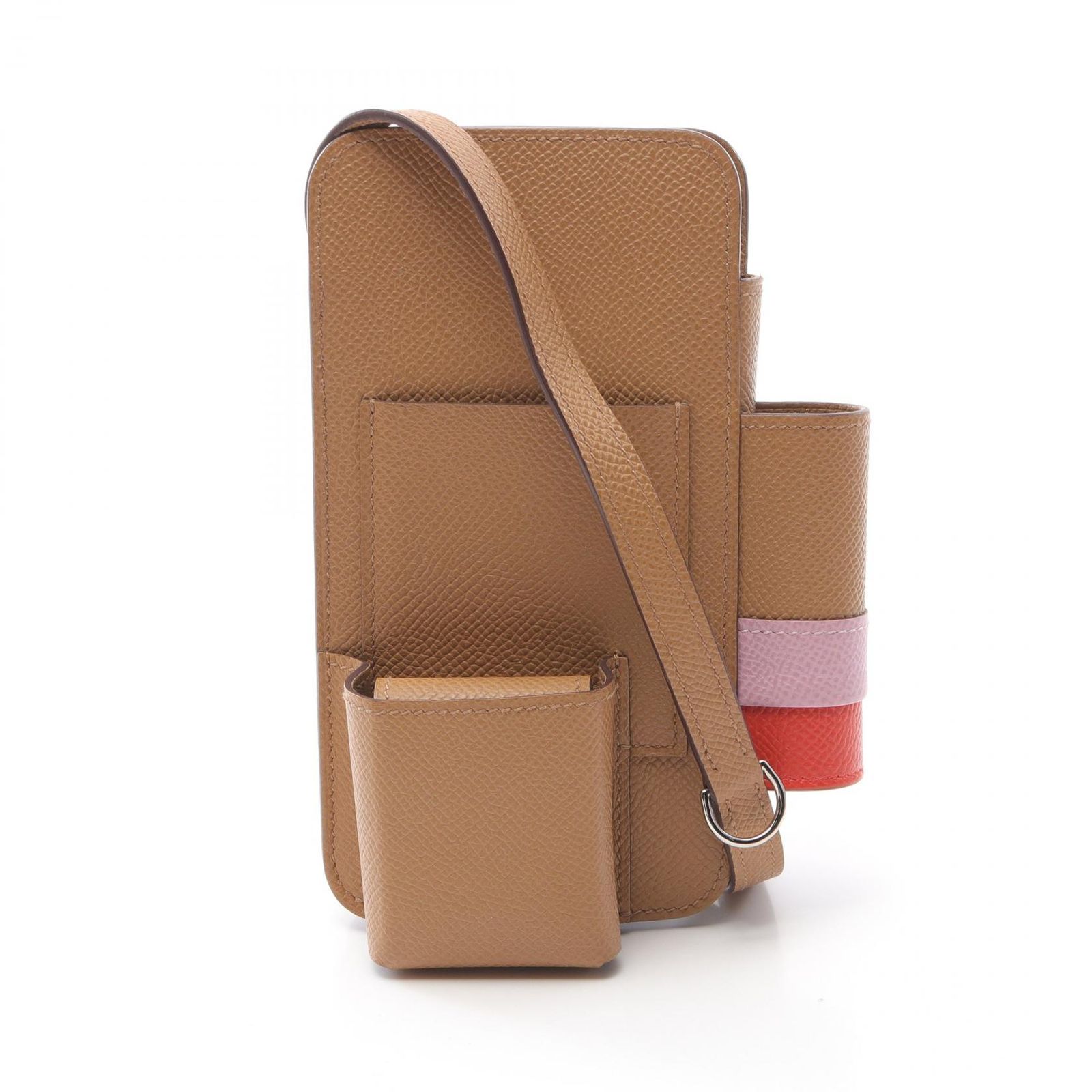 エルメス HERMES ショルダーバッグ ウェイ セサミ|モーヴシルベストル|ローズ レザー ウェイ セサミ|モーヴシルベストル|ローズテキサス レディース Used A