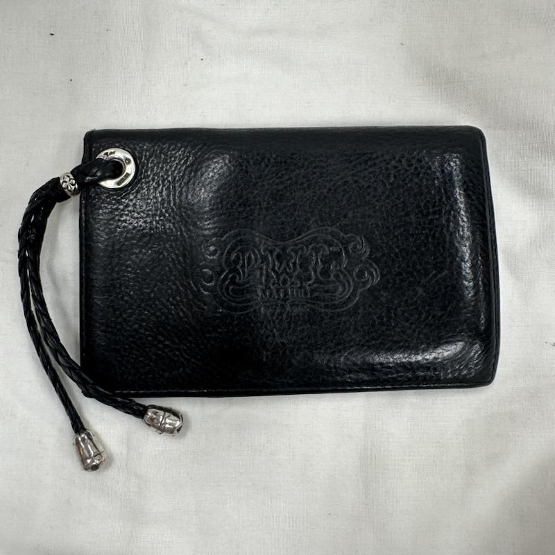 BILL WALL LEATHER ビルウォールレザー 財布 二つ折り BWL レザー LOGO WALLET ロゴ ショート ウォレット 本革 -  メルカリ