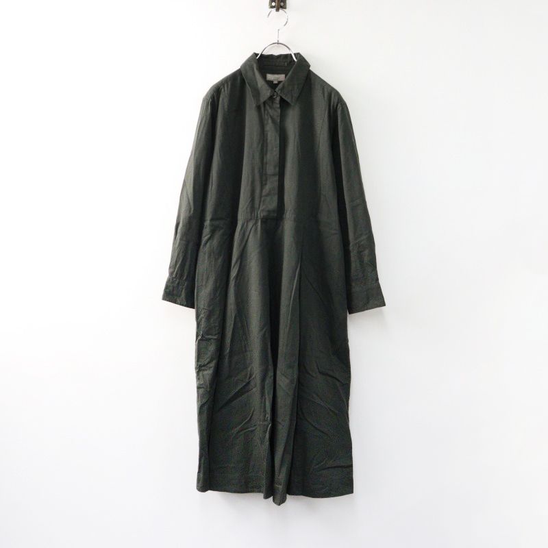2025AW マーガレットハウエル MARGARET HOWELL FINE COTTON DRILL ワンピース 1|カーキ ドレス コットン フ 2400014447224
