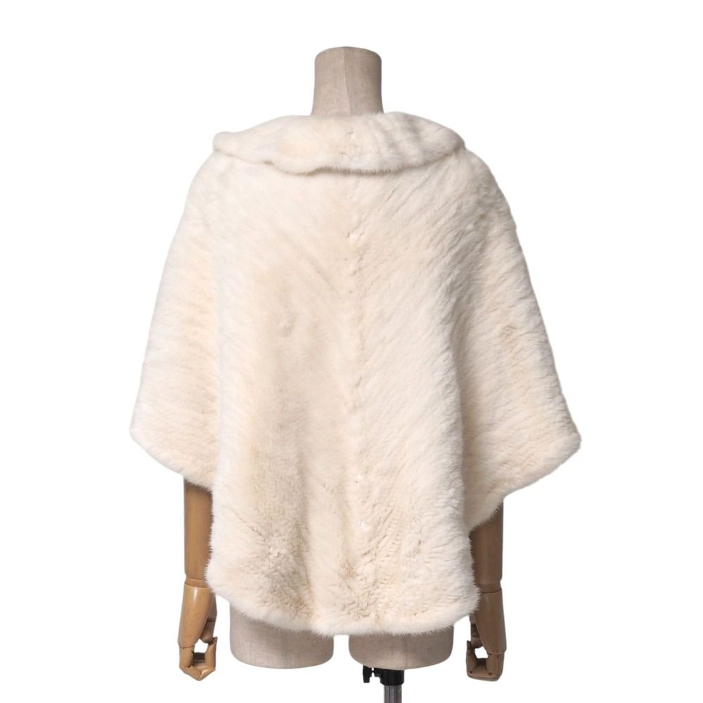 美品 ミンクヤーン MINK ミンクファー ポンチョ ケープ 楽天市場】ミンク 編みこみ ファー ケープ 毛皮 ファー ミンクファー
