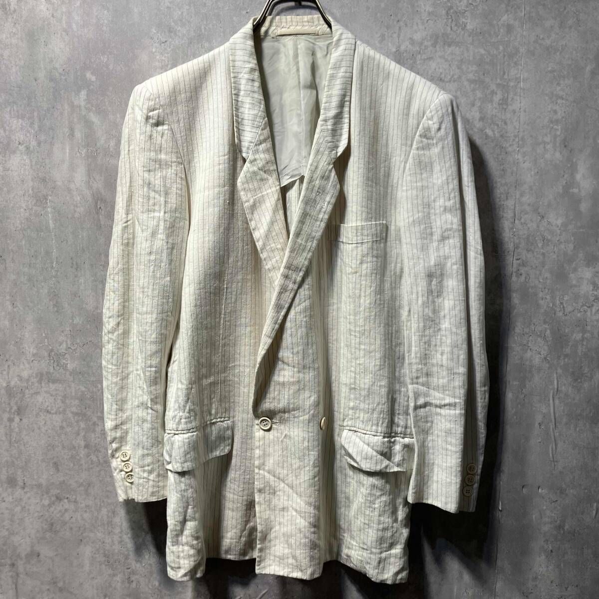 90s COMME des GARCONS HOMME Tailored Jacket White size M 田中オム