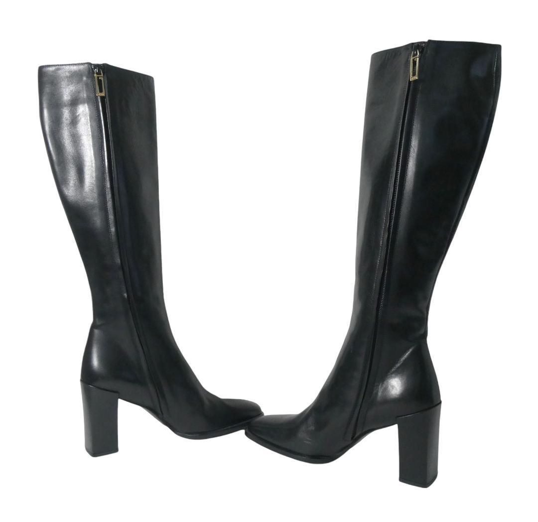 GUCCIのロングブーツ　黒　新品同様36サイズ 極美品 GUCCI グッチ サイズ36.5 約23.5㎝ ロングブーツ ジョッキー