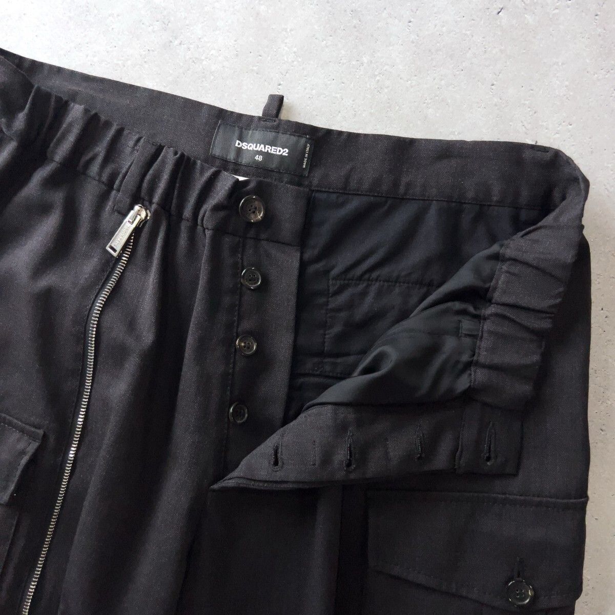 コレクションDSQUARED2ディースクエアードZIPジョガーパンツ DSQUARED2 ディースクエアード ジーンズ Jogging Long Crotch