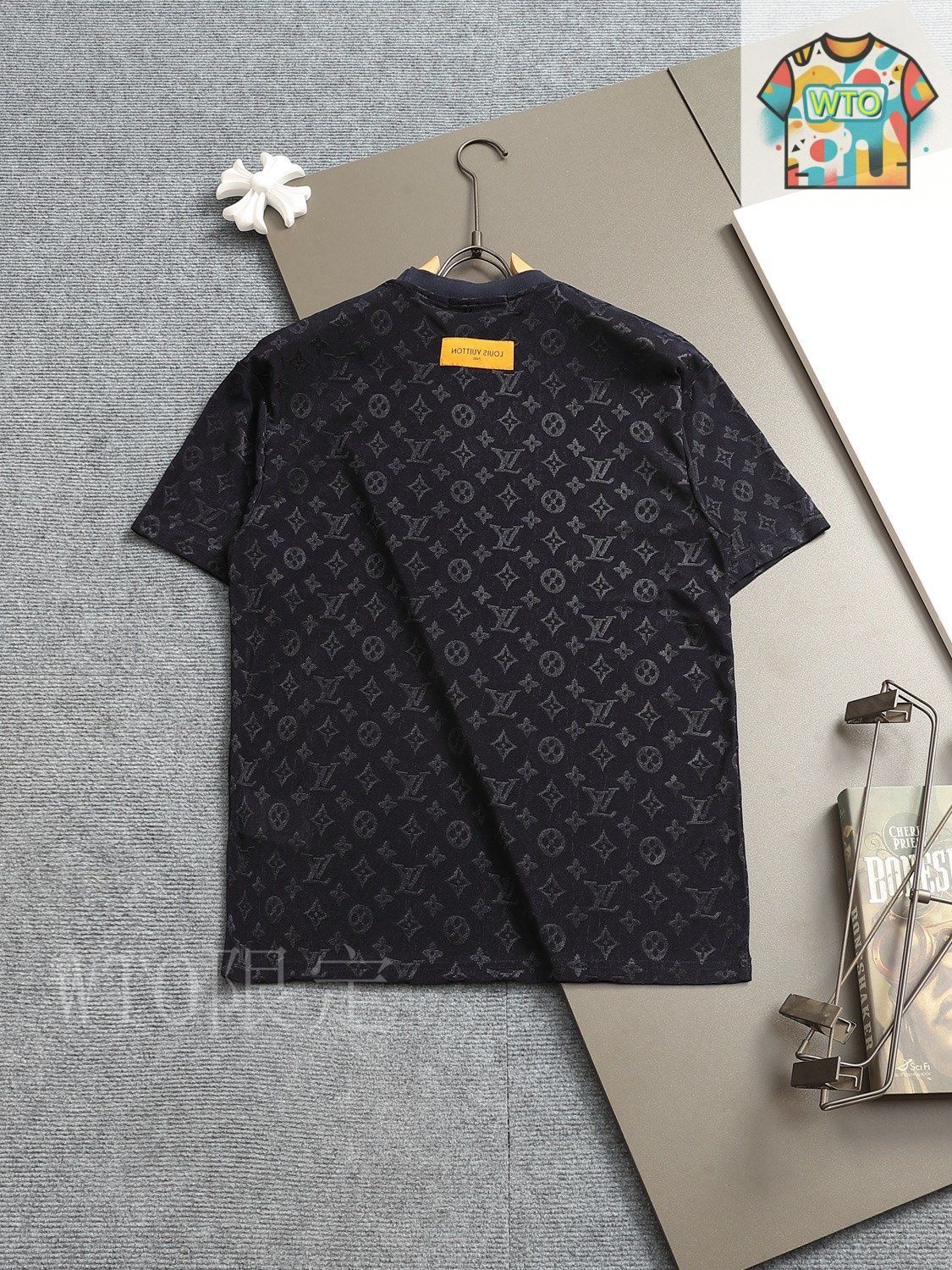 LOUIS VUITTON バスタオル 今日WTO】Louis Vuitton 25ss 暗紋タオル刺繍ショート T-PU06