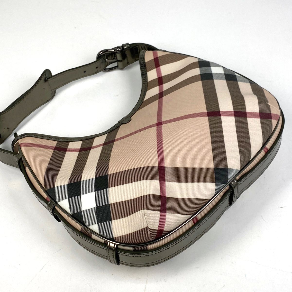 BURBERRY バーバリー ミニ ボーリングバッグ チェック柄 2WAY