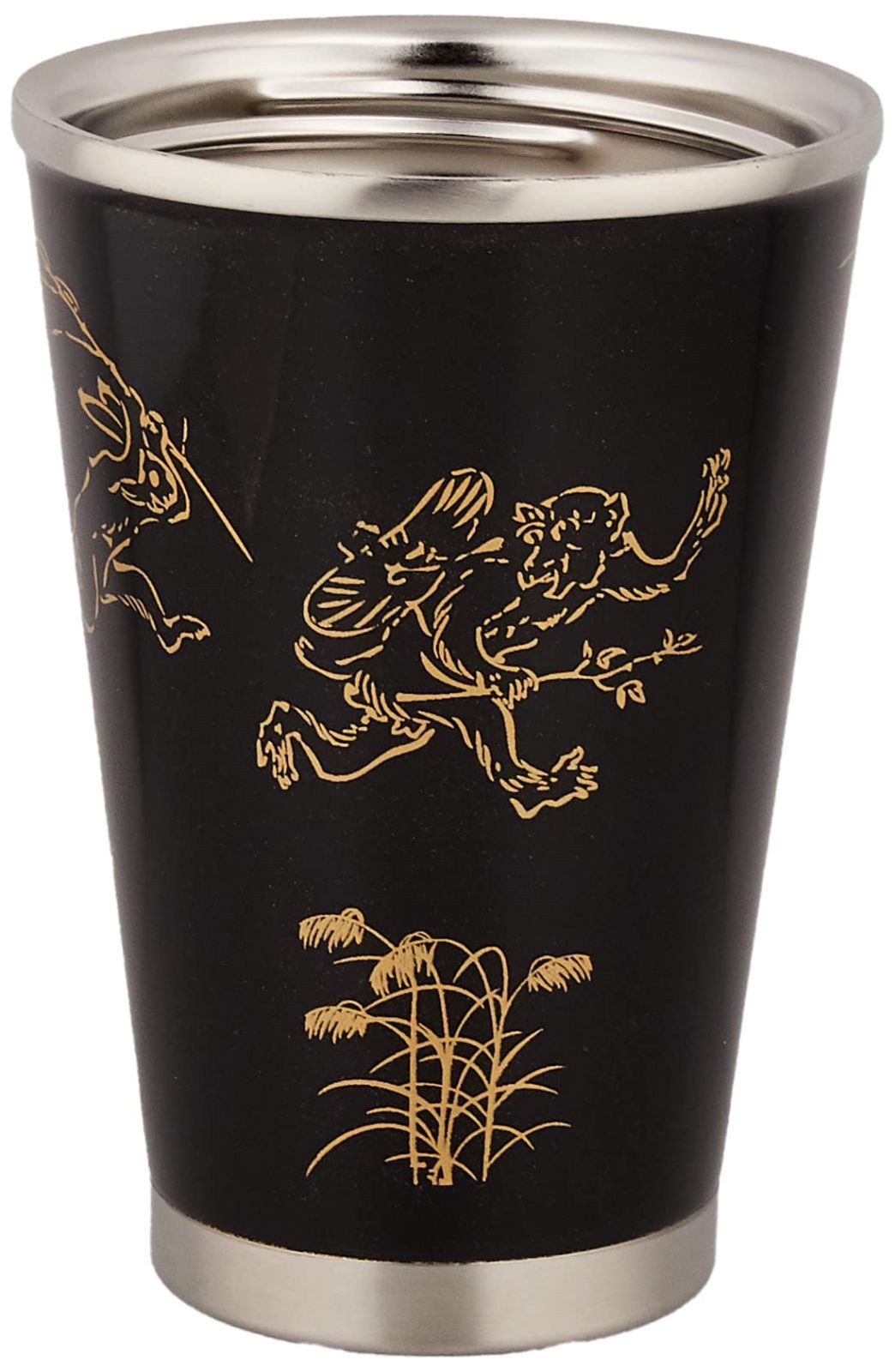 数量 1個 1個 UM-MB MINI TUMBLER MOBILE 漆 URUSHI 300ml 鳥獣戯画 黒 フタ付きステンレスタンブラー サーモマグ MUG THERMO NEXPOTALLINN_EU