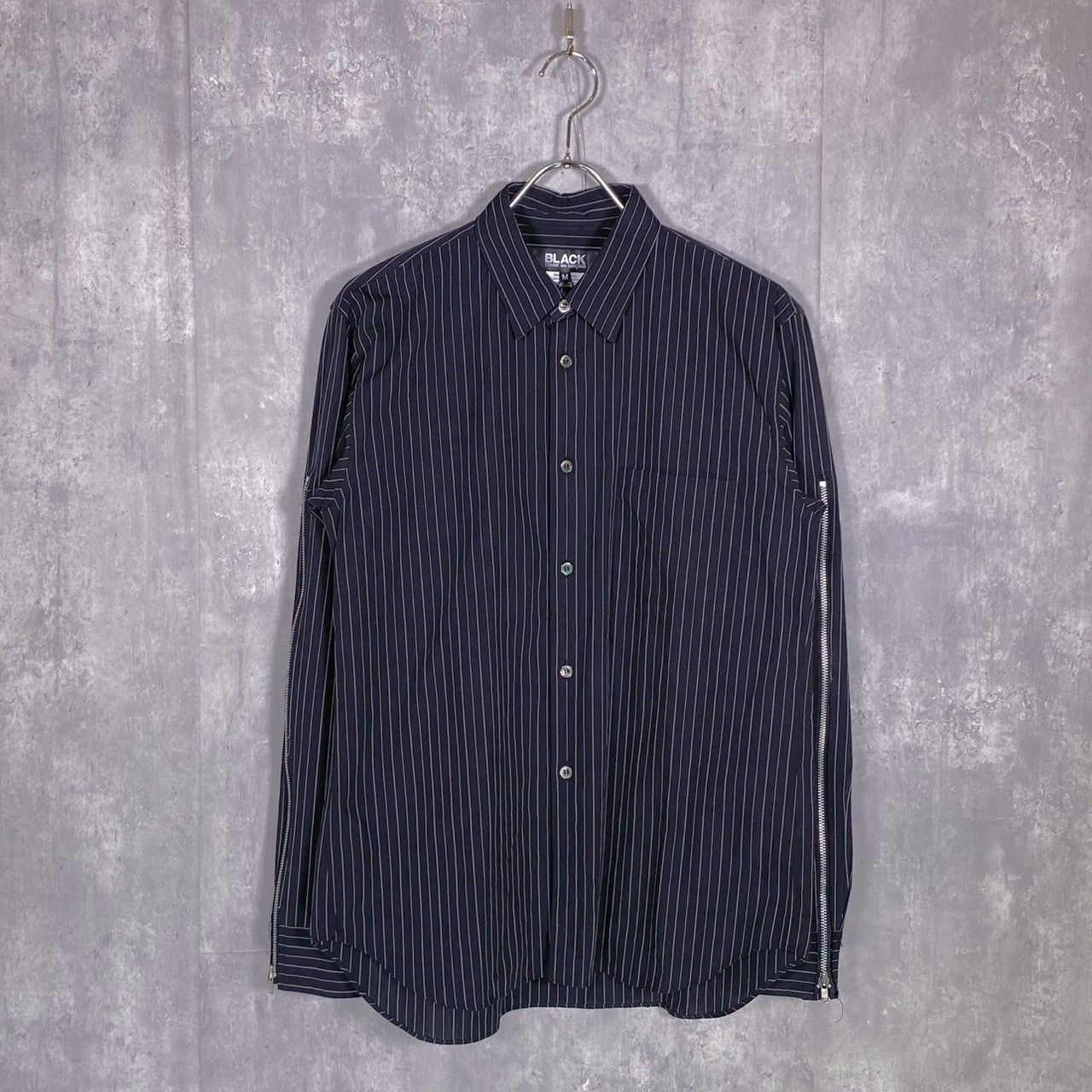 COMME des GARCONS』コムデギャルソン (M) アームジッパー 長袖シャツ 