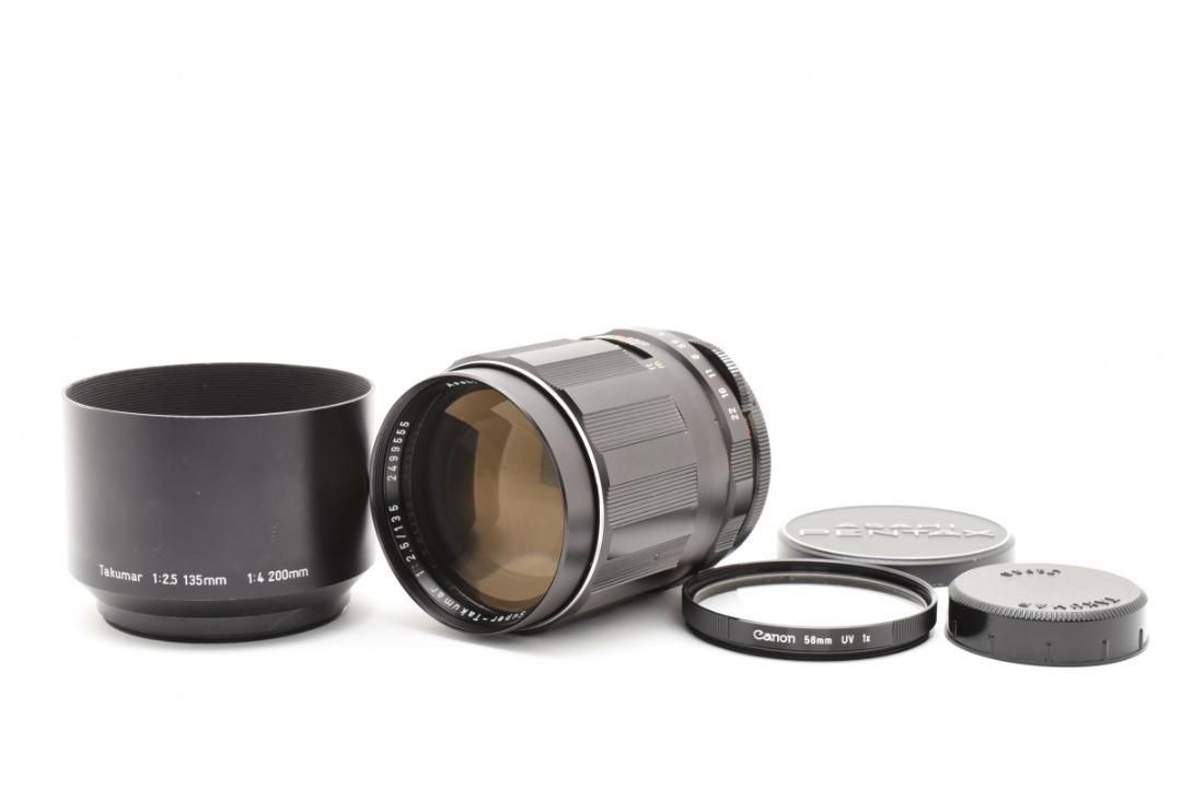 Super Takumar 135mm F2.5 純正フード付 Y167 Super Takumar 135mm F2.5 フィルター フード付 L803