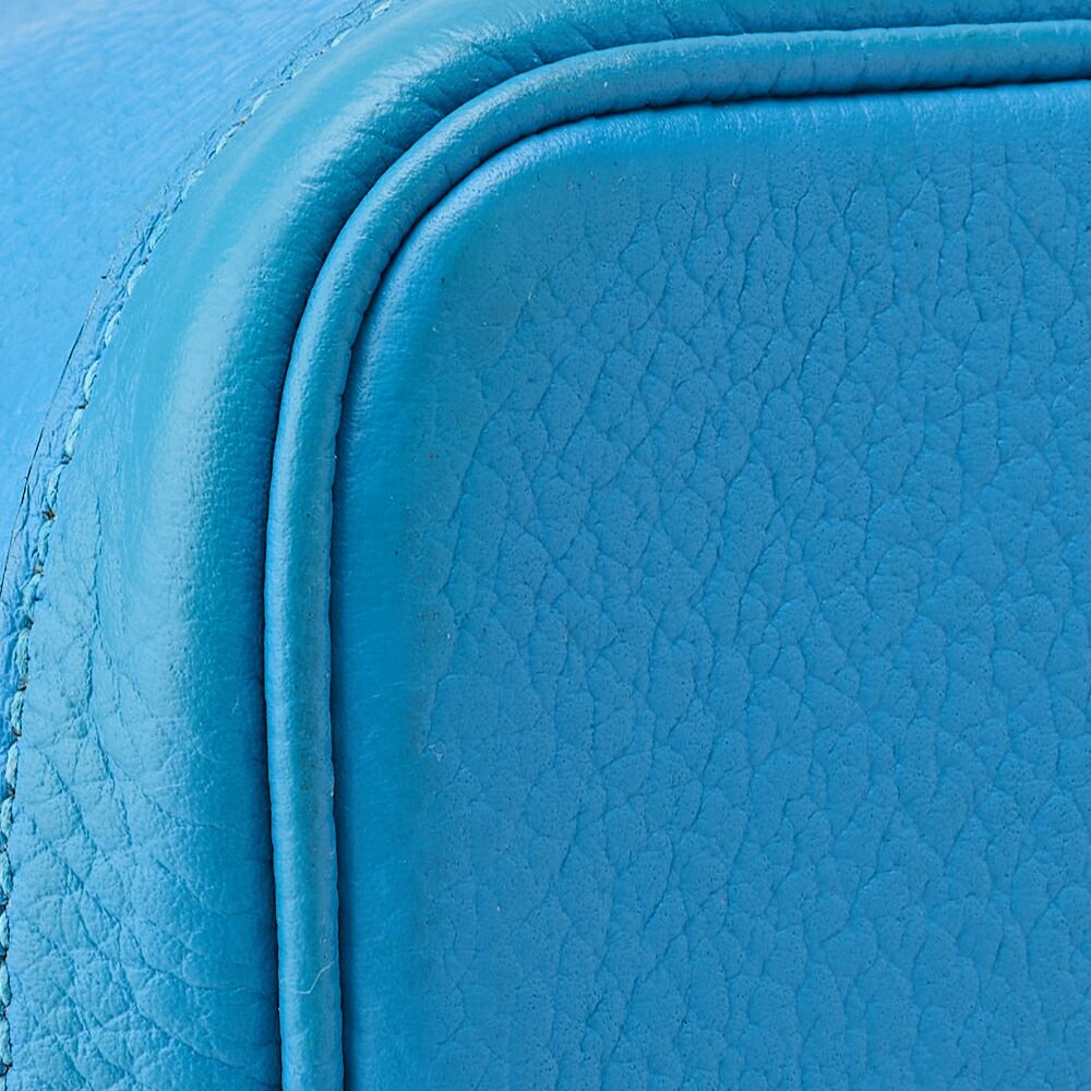 HERMES エルメス ガーデンパーティPM トートバッグネゴンダ ブルー