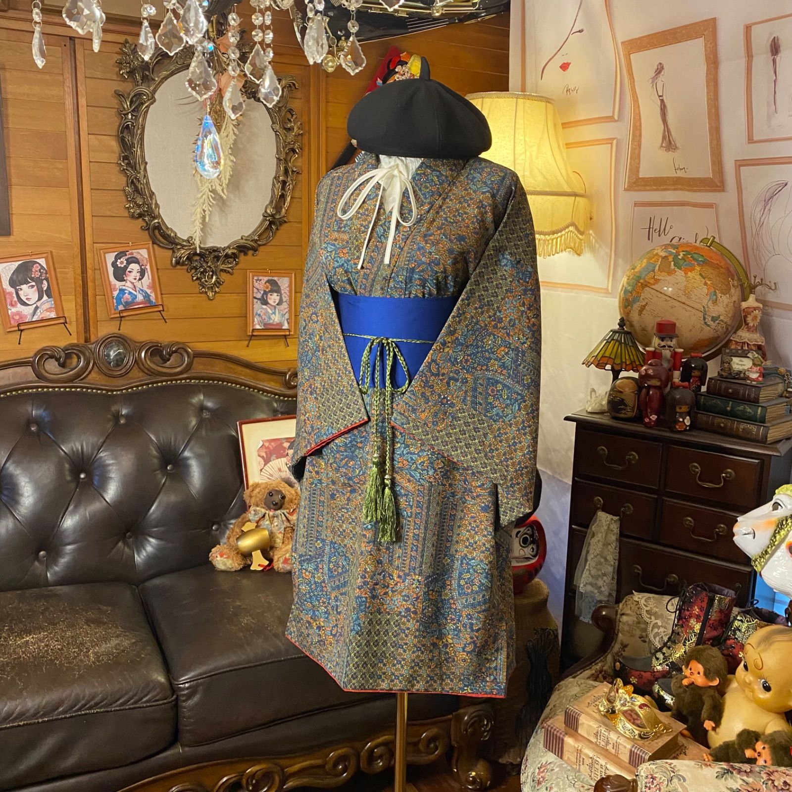 帯サッシュベルト 和洋折衷