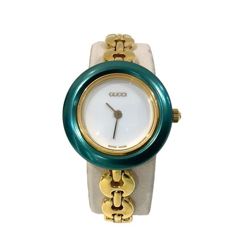 GUCCI 微細なキズ有り グッチ チェーンジベゼル クォーツ 腕時計 GUCCI 微細なキズ有り グッチ チェーンジベゼル クォーツ 腕時計