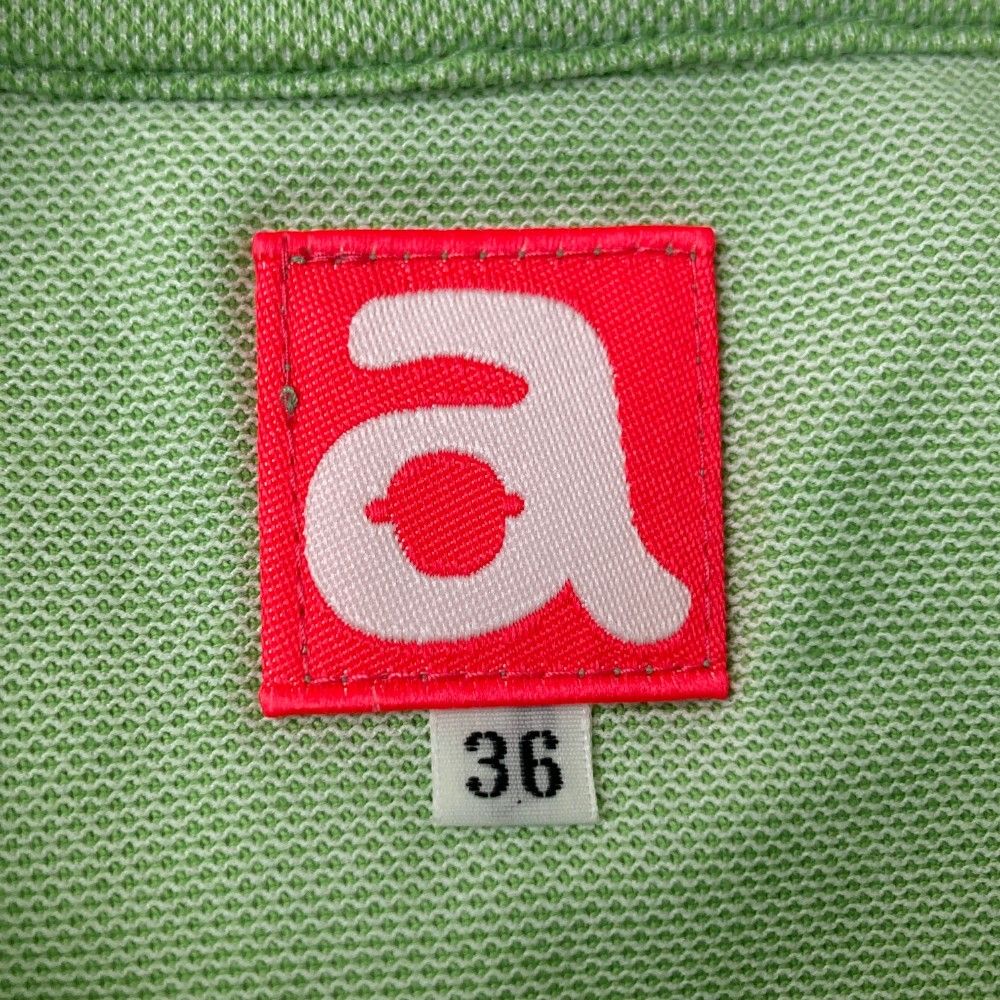 サイズ：36 ARCHIVIO アルチビオ ノースリーブポロシャツ グリーン系