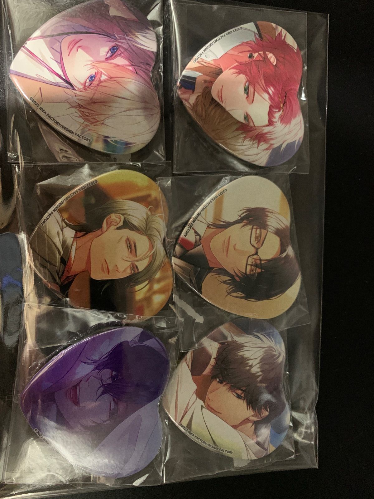 SympathyKiss ハート缶バッジ 6個セット - メルカリ