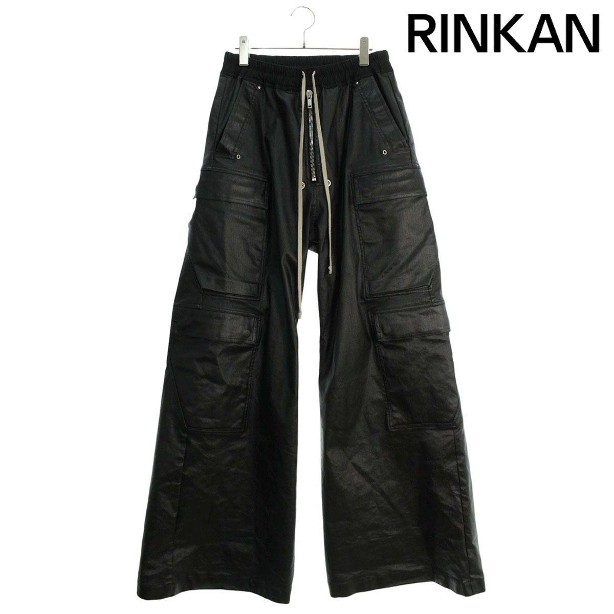 リックオウエンス 24AW RU02D6339-SCT ダブルカーゴベラワイドロングパンツ メンズ 48