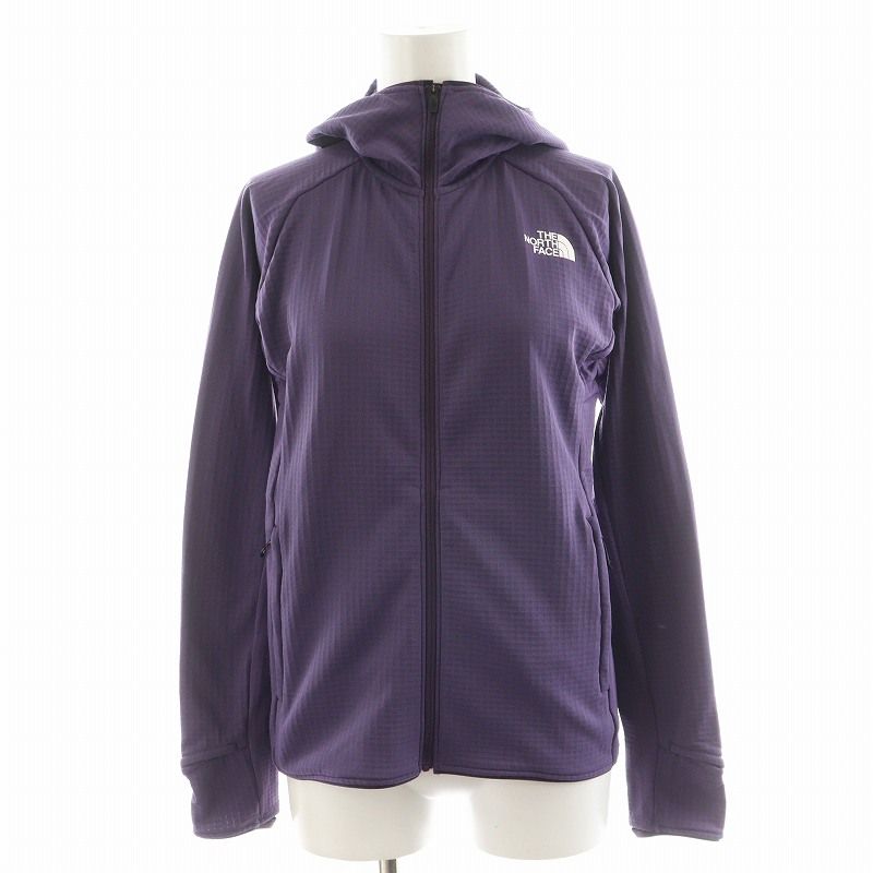 ザノースフェイス THE NORTH FACE サーマルバーサグリッドフーディ パーカー ジップアップ ロゴ S 紫 パープル NL72478 ザノースフェイス THE NORTH FACE サーマルバーサグリッド