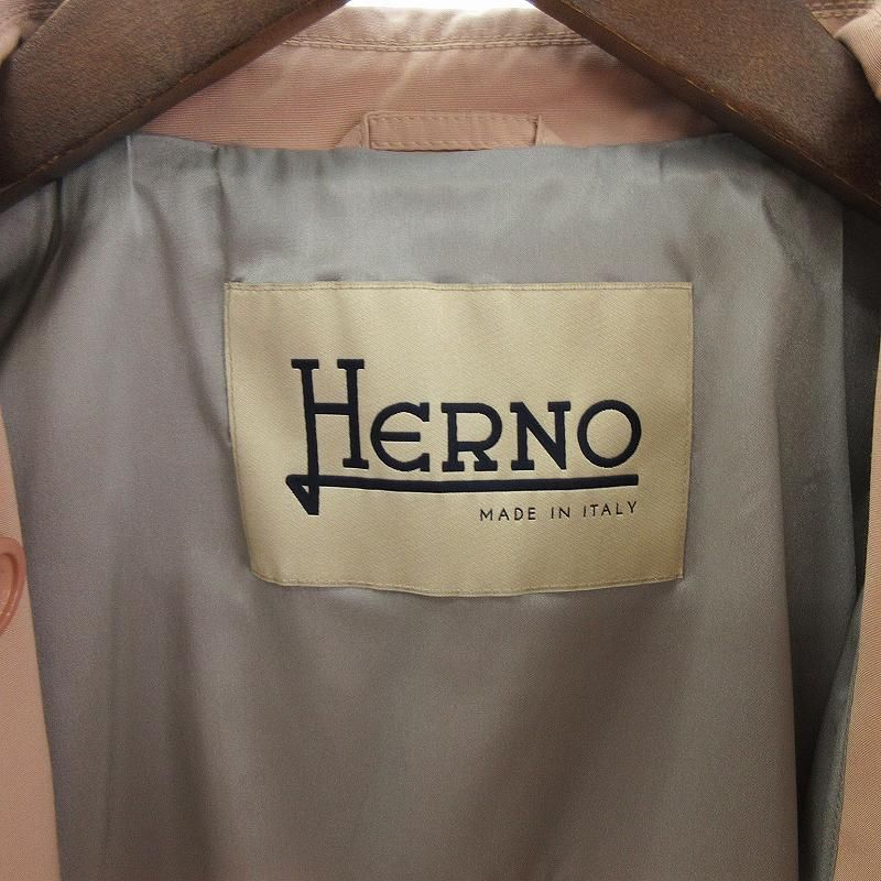 Herno トレンチスプリングコートmade in Italy サイズ　L 48 楽天市場】HERNO Laminar ヘルノ ラミナー ロングコート