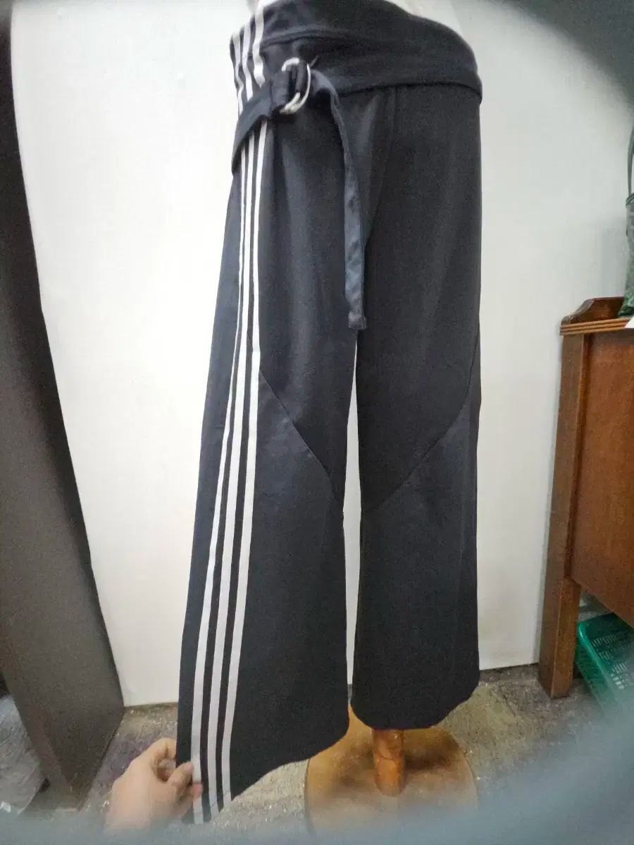 adidas アディダス 3本線 ストライプ ワイド トレーニング トラック パンツ 95