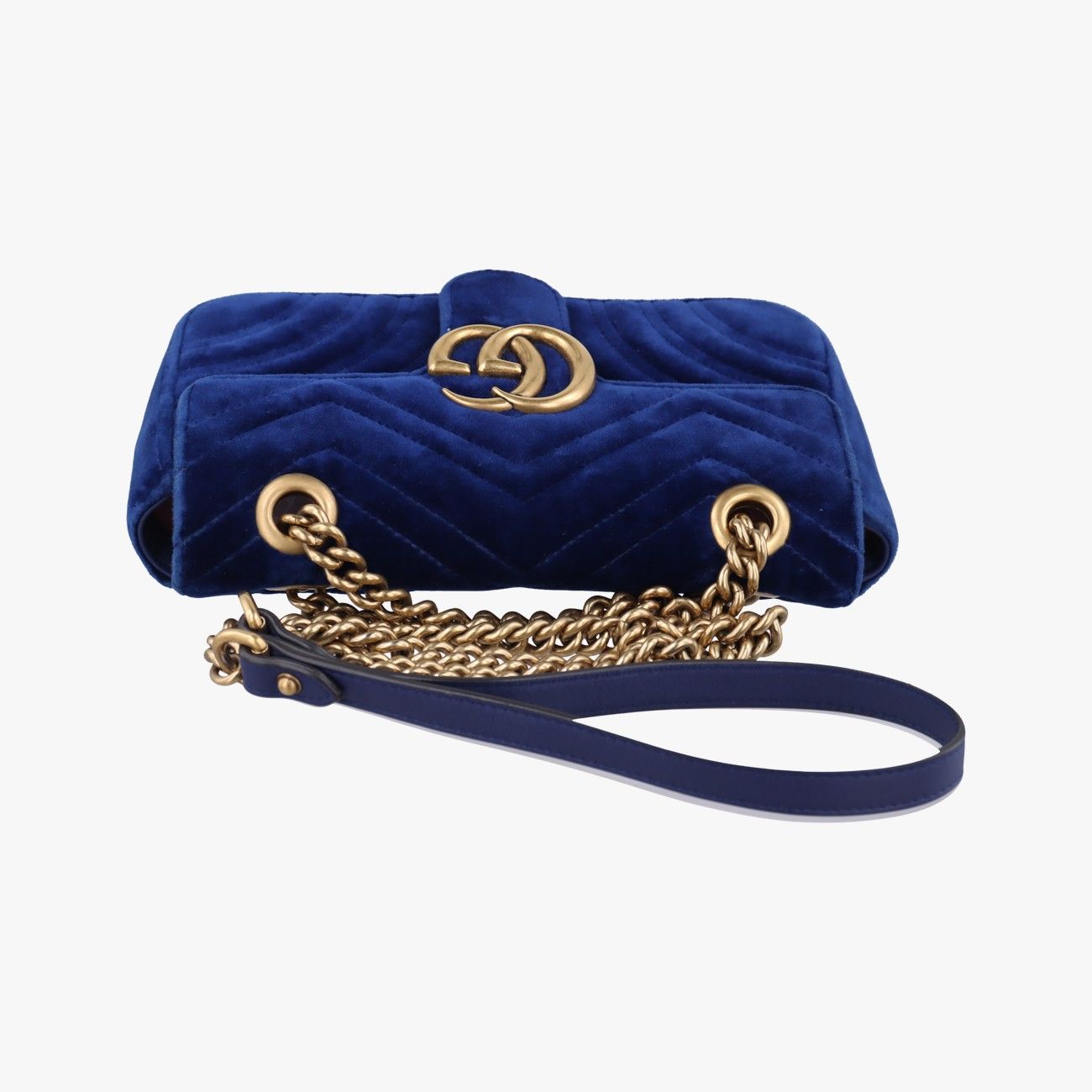グッチGucciGGマーモントブルーベロア446744C026290997