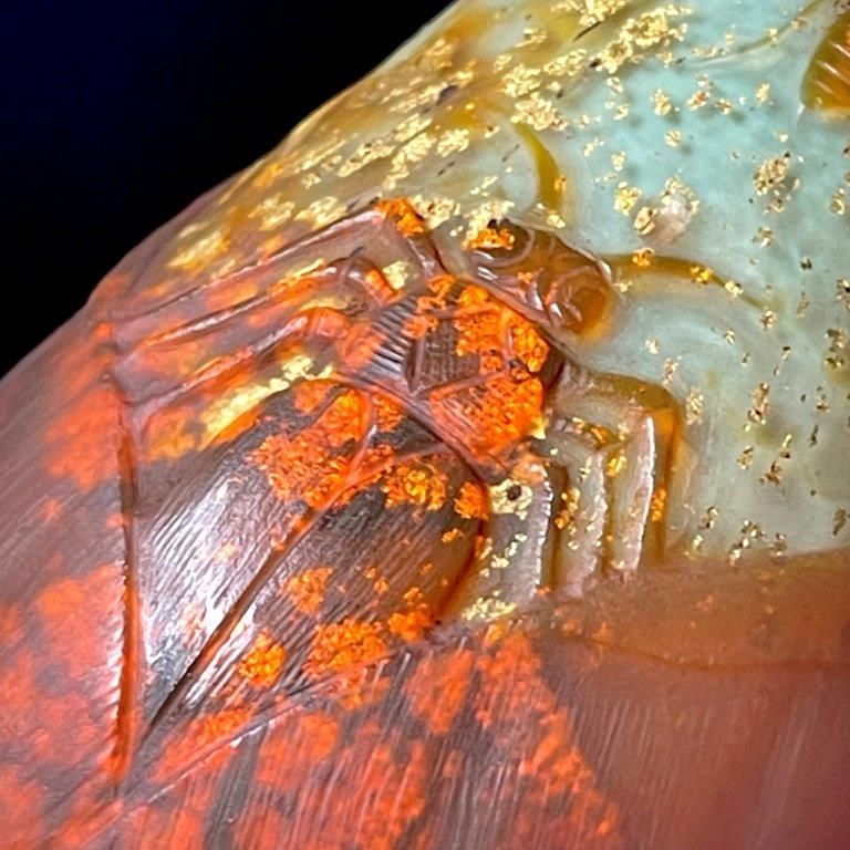 n*1様 ドーム　ヒナゲシ文花器 花器 箱付き　アールヌーボー　ドーム兄弟 n*1様 ドーム ヒナゲシ文花器 花器 箱付き アールヌーボー ドーム兄弟