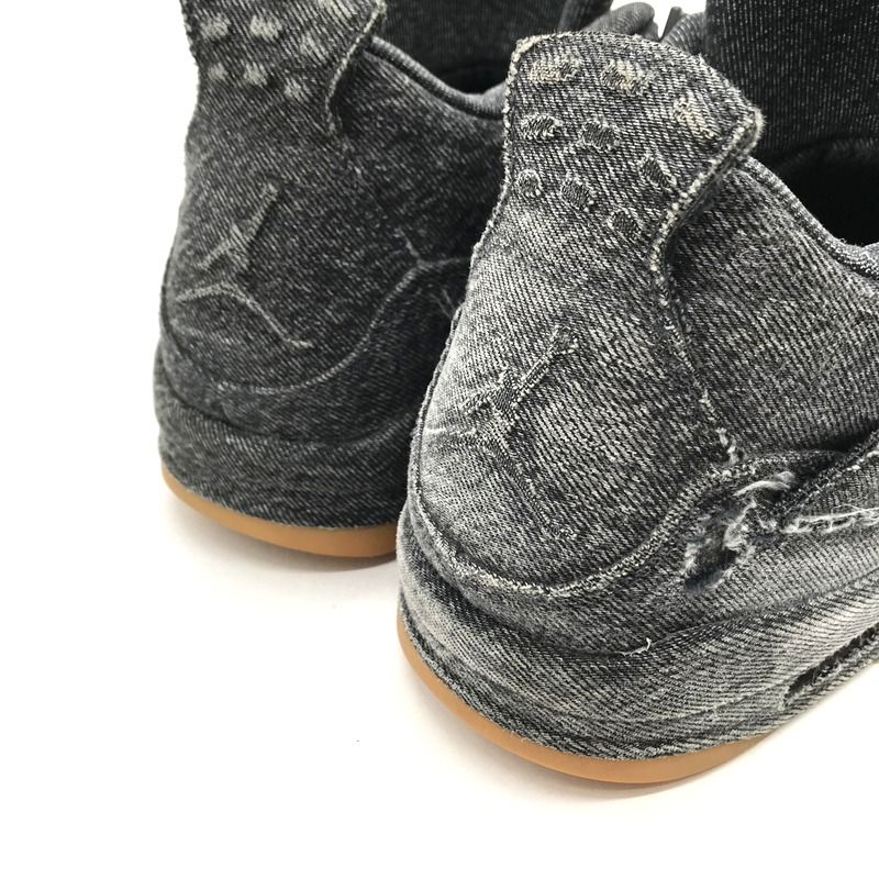 Nike Levis スニーカー Air Jordan 4 Black Denim AO2571-001 箱
