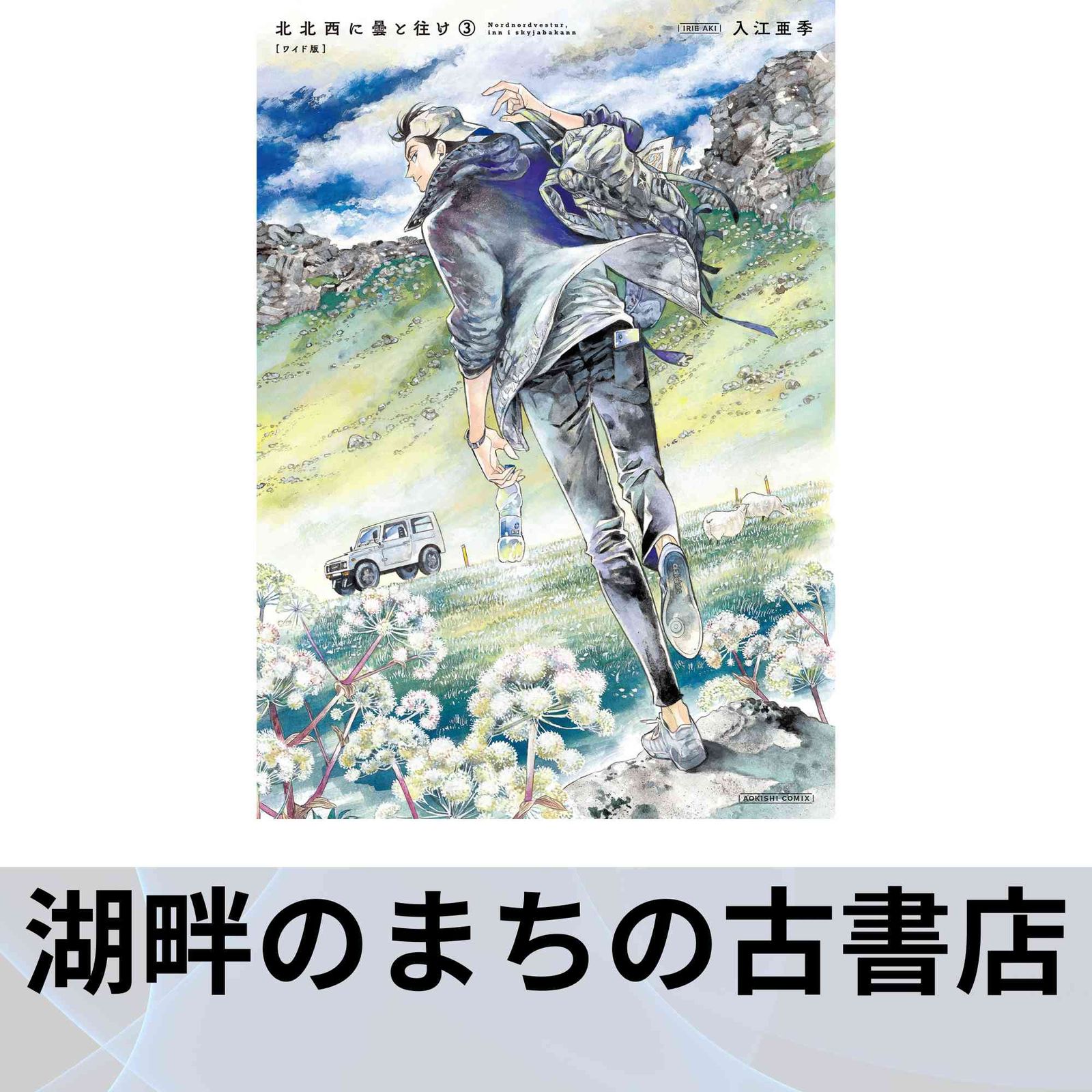 北北西に曇と往け 3巻 ワイド版　入江亜季   サイン本 北北西に曇と往け 3 (青騎士コミックス) | 入江 亜季 | 青年