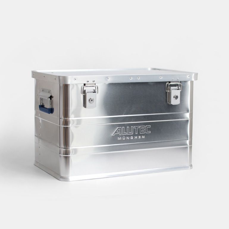 ALUTEC アルテック ALUMINUM CONTAINER | CLASSIC SERIES-M 68L アルミコンテナ 収納ボックス トランク スタッキング 頑丈 タフ 大容量 鍵 インテリア アウトドア ヨーロッパ