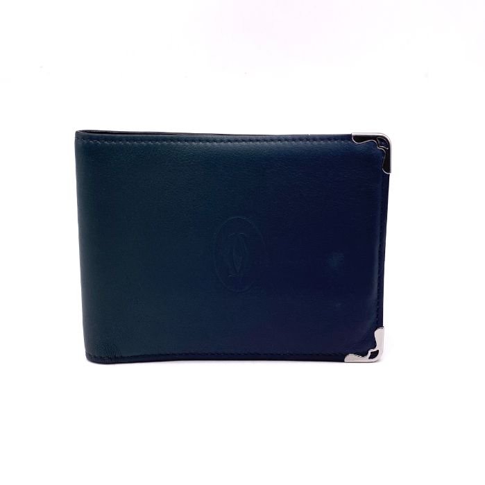 Cartier カルティエ マストライン レザー 二つ折り 財布 eH0718A
