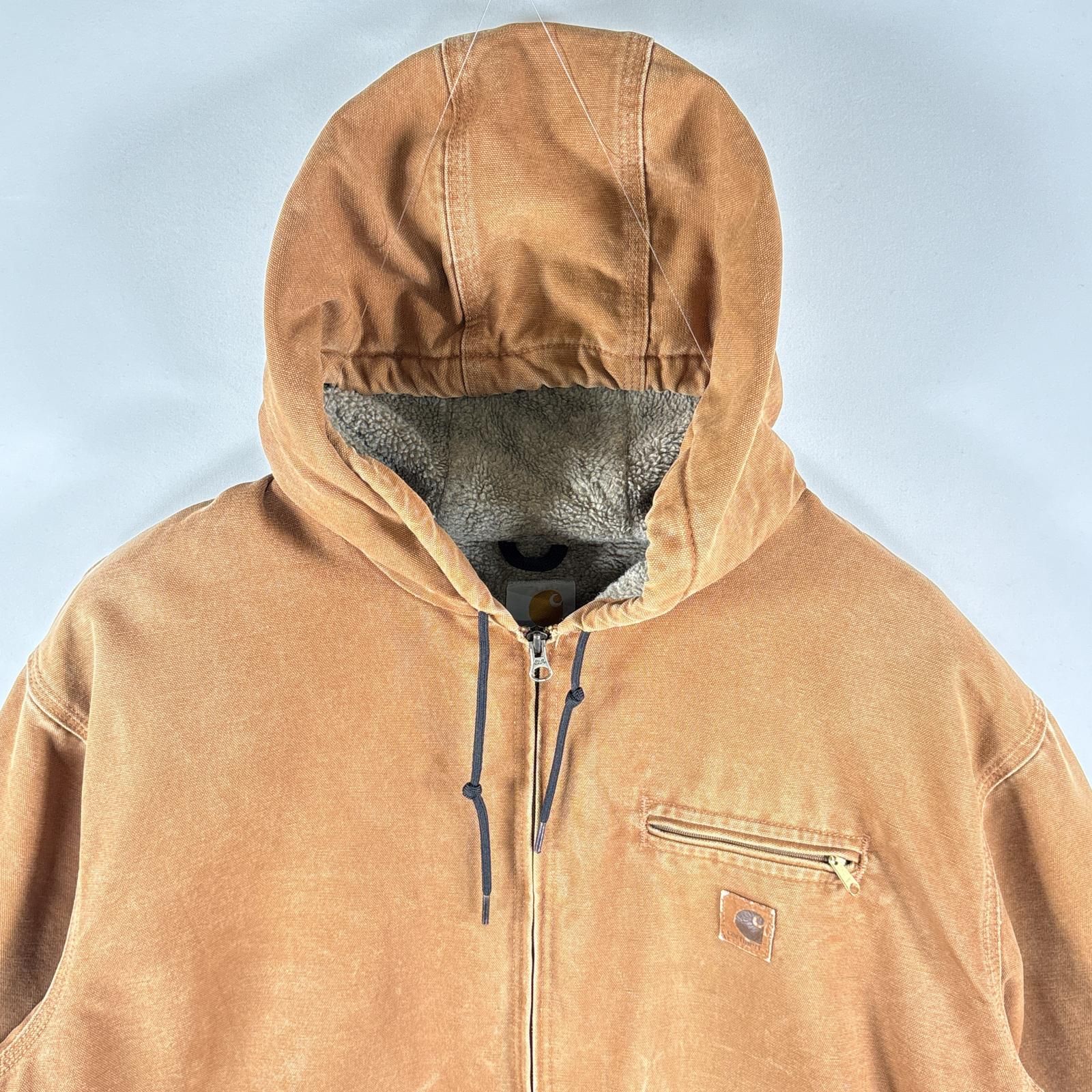 古着 カーハート Carhartt アクティブ、デトロイトジャケット ダック地  