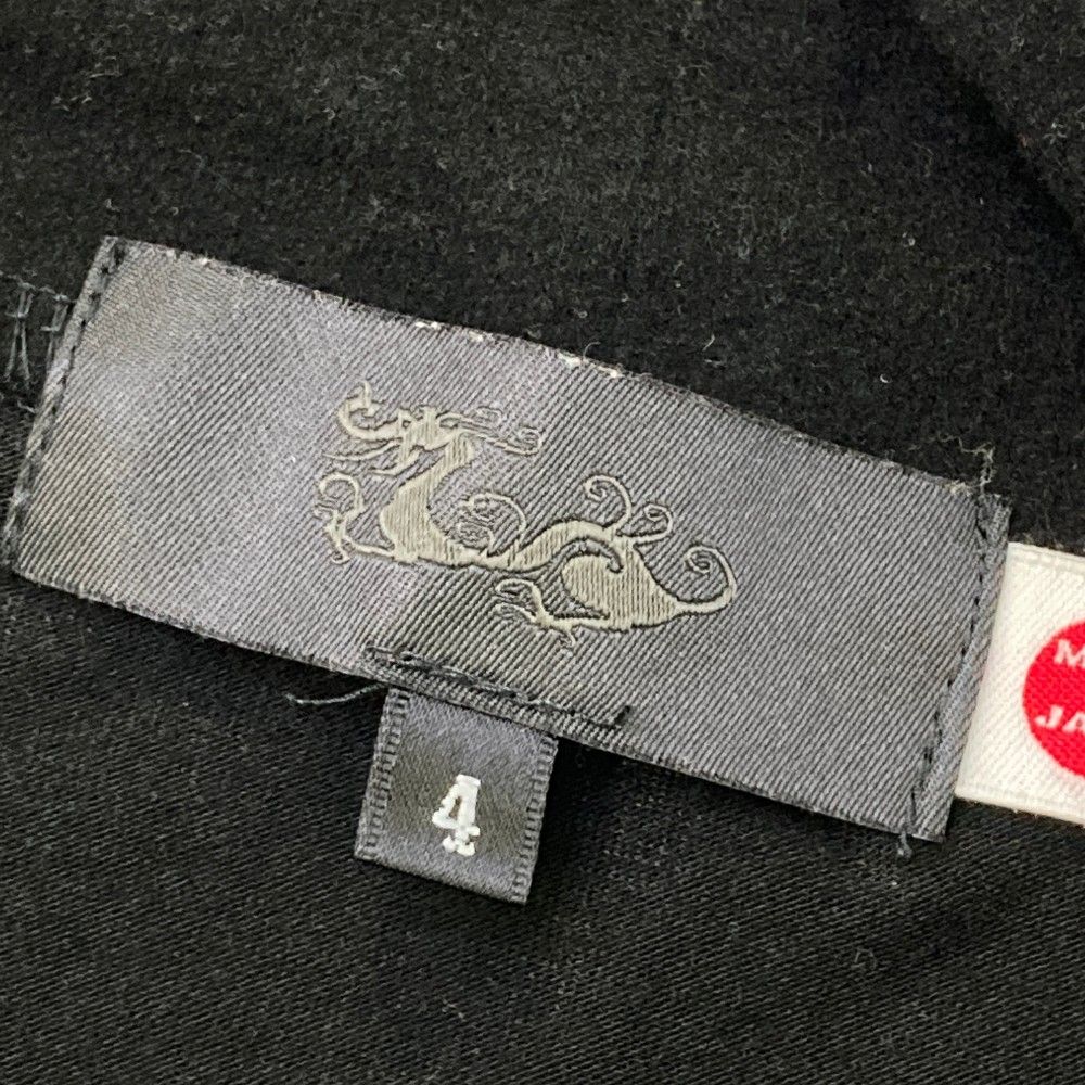 サイズ：4 DANCE WITH DRAGON ダンスウィズドラゴン  長袖ハイネックTシャツ 起毛  ブラック系 [240101450967] ゴルフウェア メンズ ストスト サイズ：4 DANCE WITH DRAGON ダンスウィズドラゴン 長袖