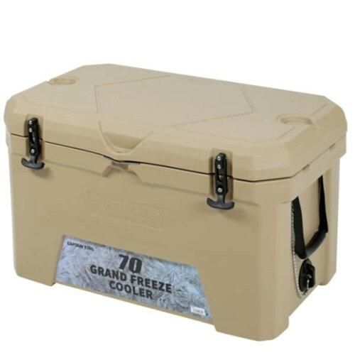 4営業日で発送 キャプテンスタッグ CAPTAIN STAG グランドフリーズ クーラー70 容量66L 水抜き栓付き UE-0067 1個