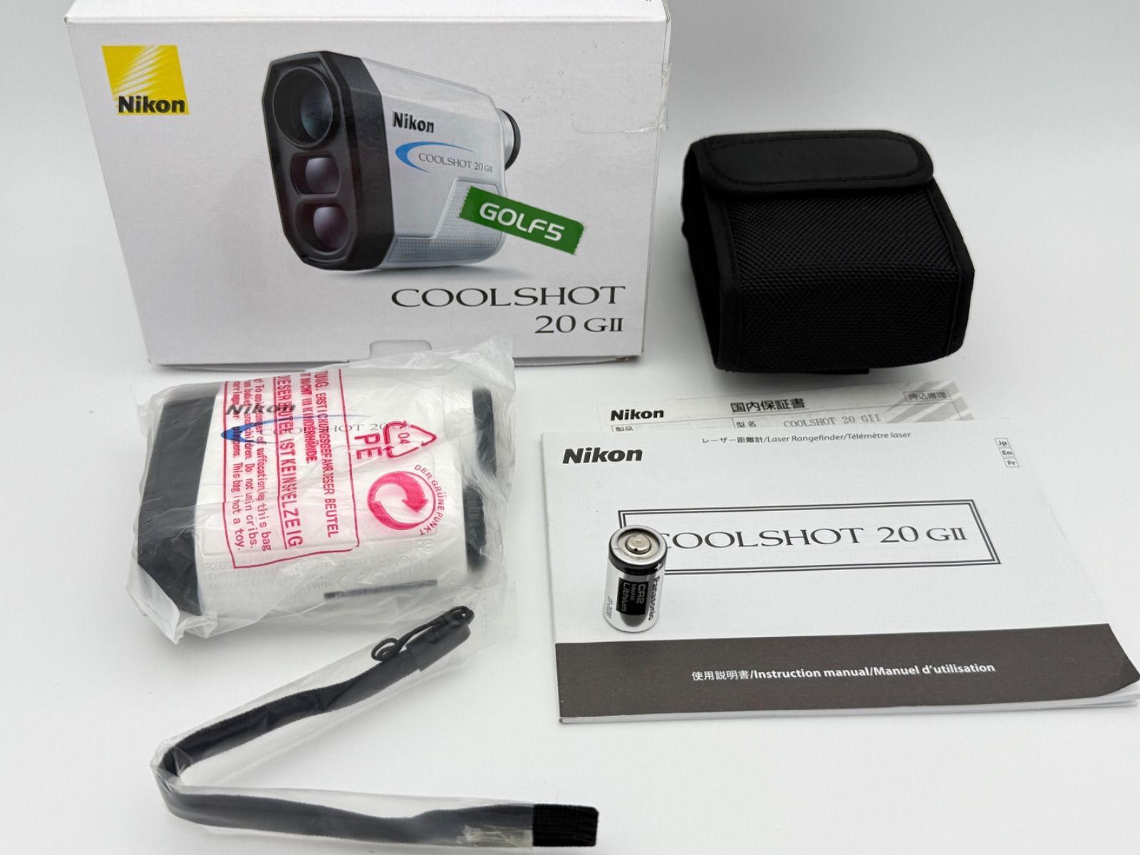 美品】Nikon COOLSHOT 20 GII ニコン クールショット ゴルフ用レーザー 