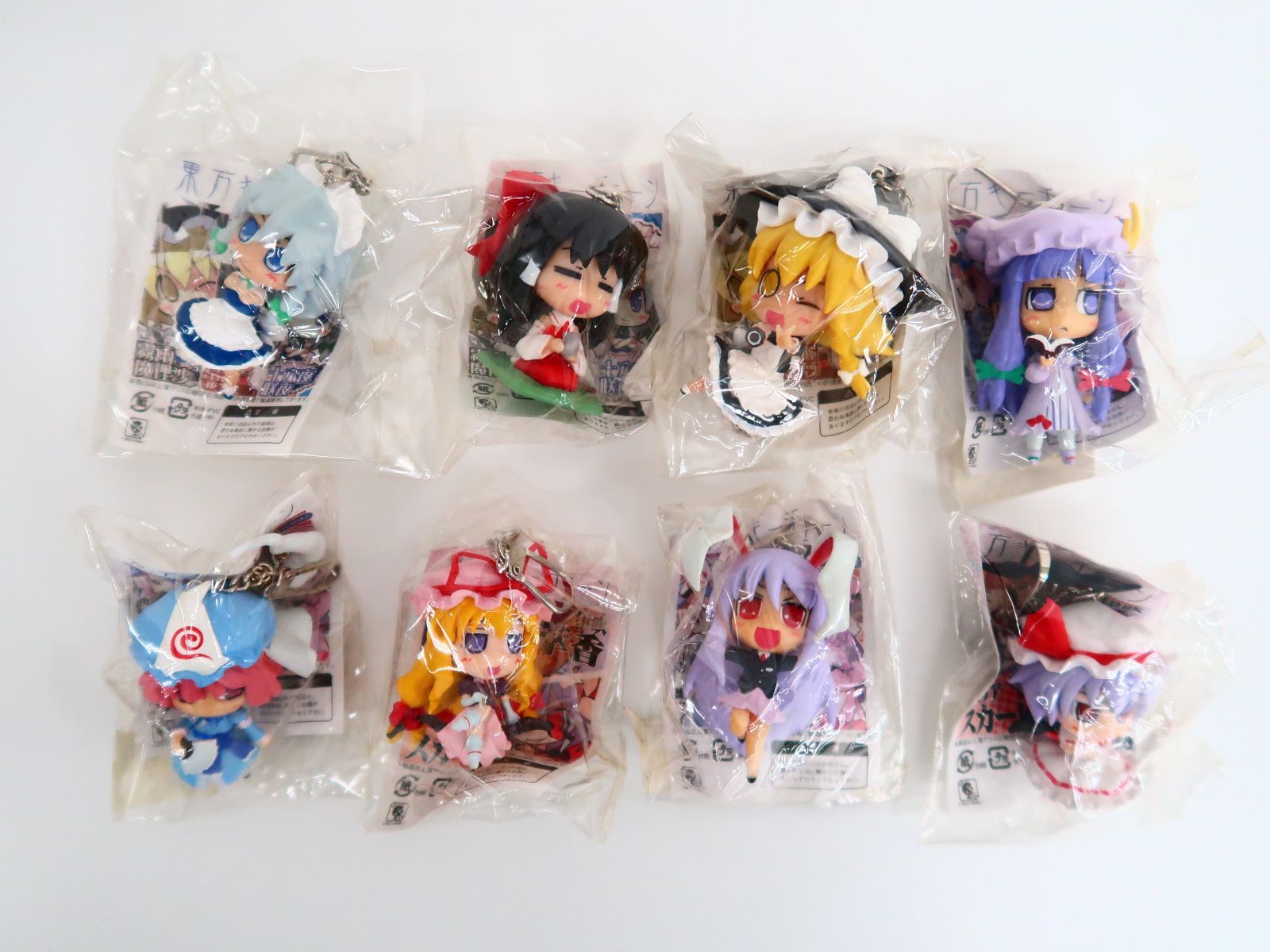 経年品】8個セット 東方Project 東方キーチェーン - メルカリ